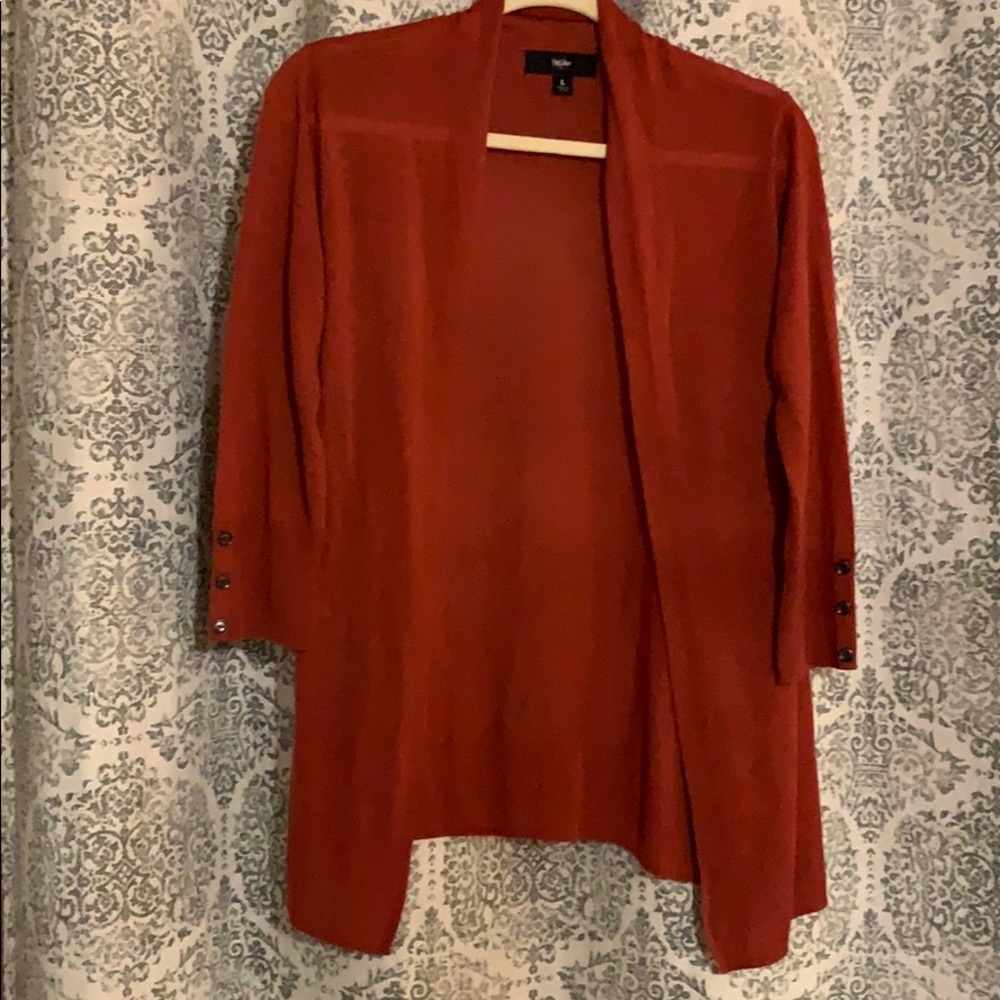 Burnt orange cardigan